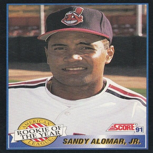 Sandy Alomar MLB Card Collection - 6 Cleveland Indians MLB Cards - Picture 7 of 7